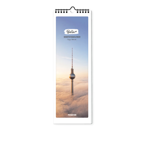 Berlin - Geburtstagskalender (Format 12x36)