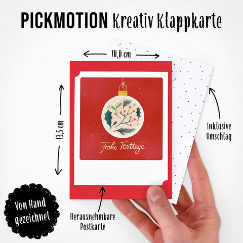 Frohes Fest | 2er Kleine Klappkarten-Set