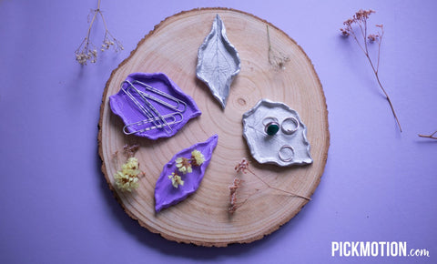 DIY BLATT SCHÄLCHEN AUS TON - #SCHENKENMACHTGLUECKLICH