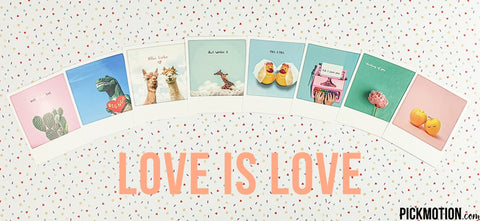 LOVE IS LOVE - #POSTCARDSOFTHEMONTH