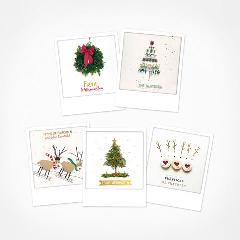 Festive Joys | Set of 5 Postcards