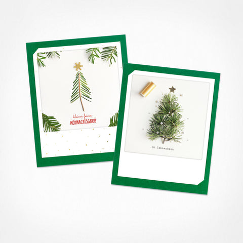 Ohh Christmas tree | Set of 2 folding cards