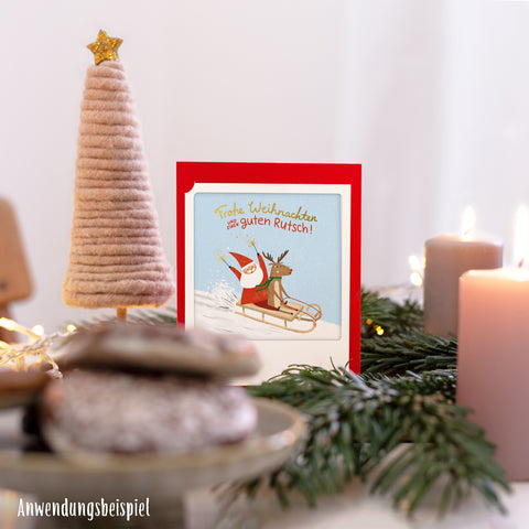 Heavenly Christmas | Set of 5 Small Folding Cards