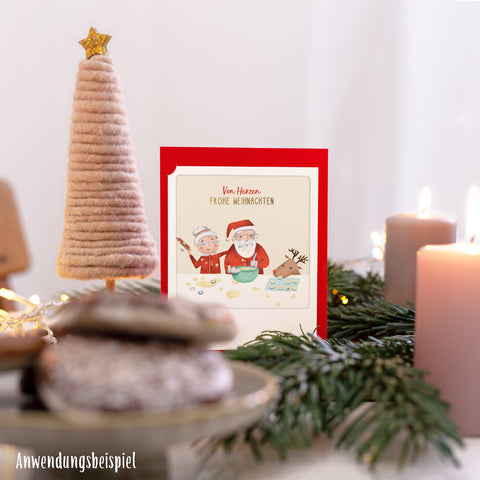 Magic of the Christmas Season | Set of 2 Small Folding Cards