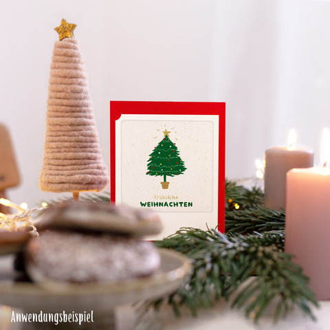 Festive Greetings | Set of 2 Small Folding Cards