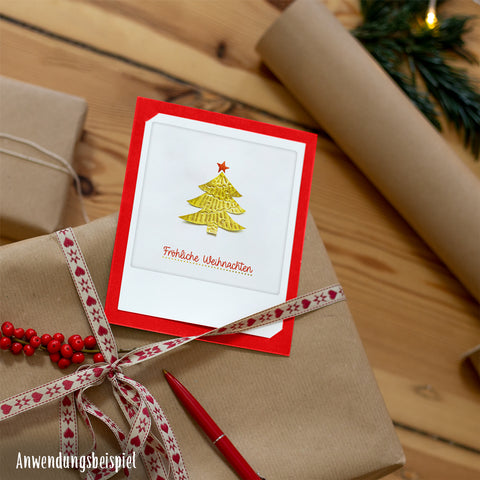 Golden Christmas | Set of 2 folding cards