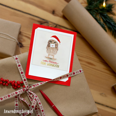 Christmas mail | Set of 2 folding cards