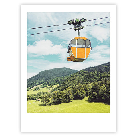 gondola into the mountains