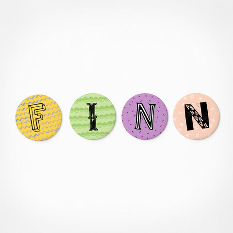 Finn | Magnetic letter set | 4 magnets