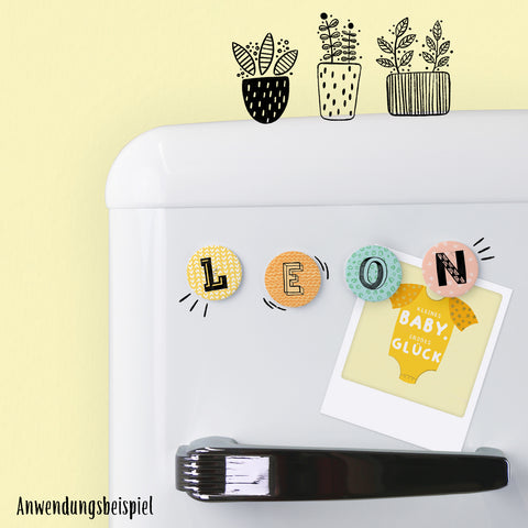 Leon | Magnetic letter set | 4 magnets