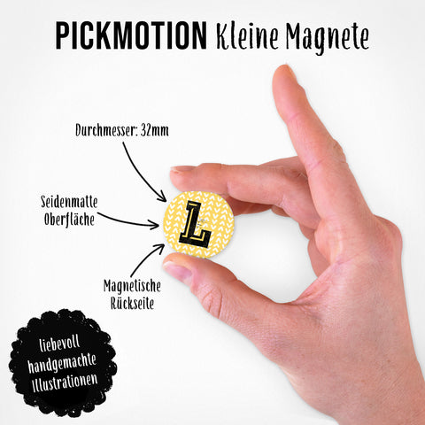 Leon | Magnetbuchstaben Set | 4 Magnete