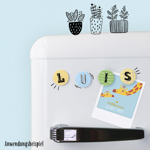 Luis | Magnetic letter set | 4 magnets