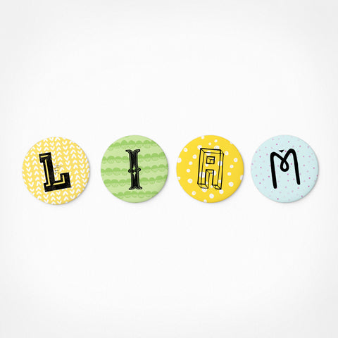 Liam | Magnetic letter set | 4 magnets