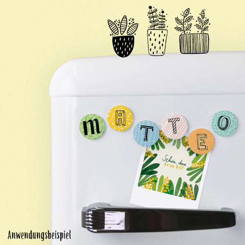 Matteo | Magnetic letter set | 6 magnets