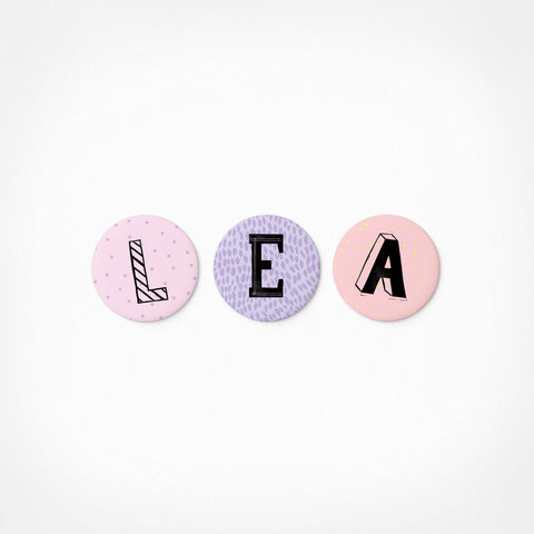 Lea | Magnetic letter set | 3 magnets