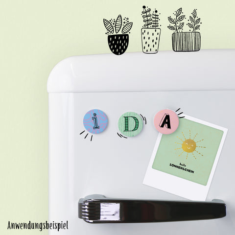 Ida | Magnetic letter set | 3 magnets