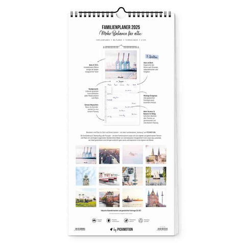 Hamburg - Familienplaner (Format  20x42)