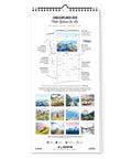 Der Berg ruft - Familienplaner (Format 20x42) von Pickmotion: Praktischer Wandplaner mit Bergmotiven und übersichtlichem Raster zur Familienorganisation - perfekt für den Familienalltag 2026.