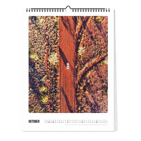 Die Welt von oben - Kalender (Format  30x40)