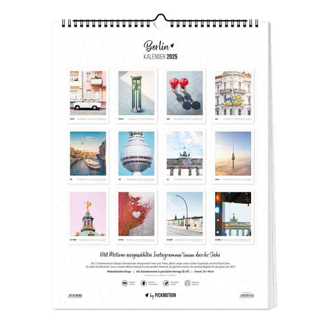 Berlin - Kalender (Format  30x40)