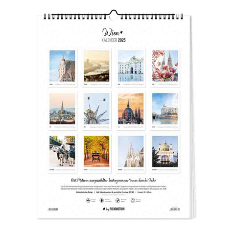 Wien - Kalender (Format  30x40)