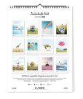 Der Pickmotion "Zauberhafte Welt - Kalender" (30x40) ist ein Wandkalender für das Jahr 2026 mit skurrilen, farbenfrohen Tier- und Naturillustrationen im Rastermaß.