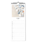 Küste & Meer - Planer 2025 von Pickmotion (15x40): Schönes Muschelmotiv, viel Platz für Notizen - ideal als Familienplaner für Juli!.