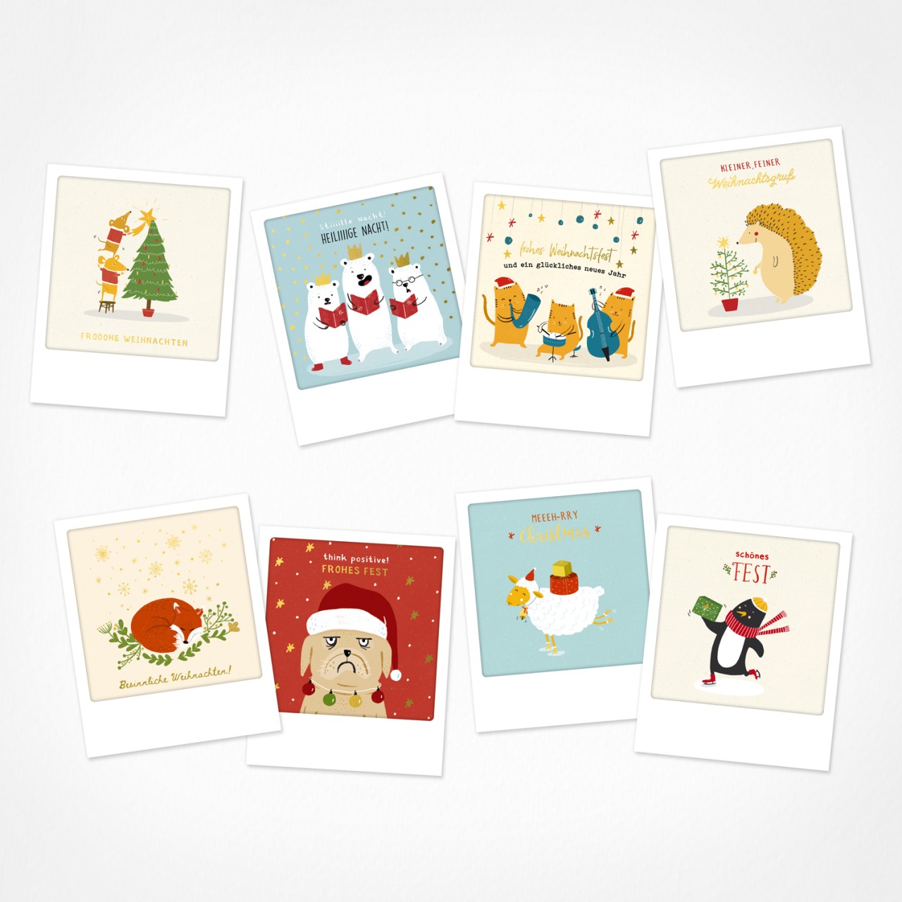 Christmas Carol | Weihnachtskarten | 8 Postkarten