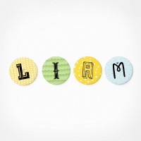 Liam | Magnetbuchstaben Set | 4 Magnete