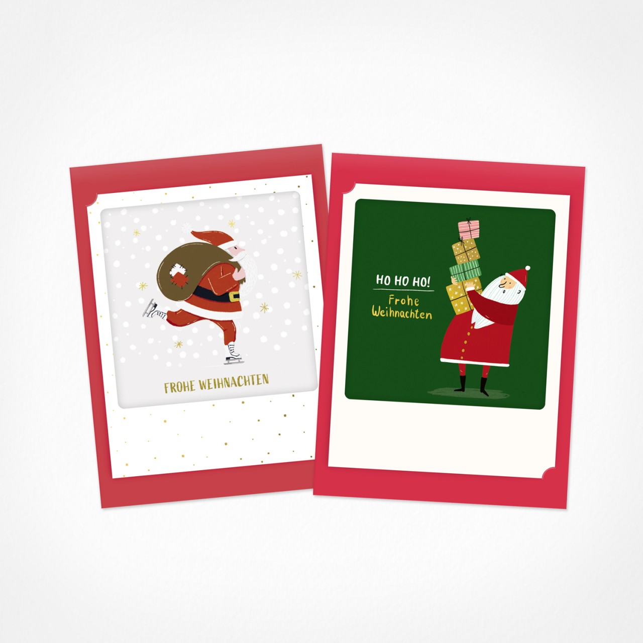 Ho Ho Ho! | Weihnachtskarten | 2 Klappkarten
