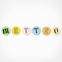 Matteo | Magnetbuchstaben Set | 6 Magnete