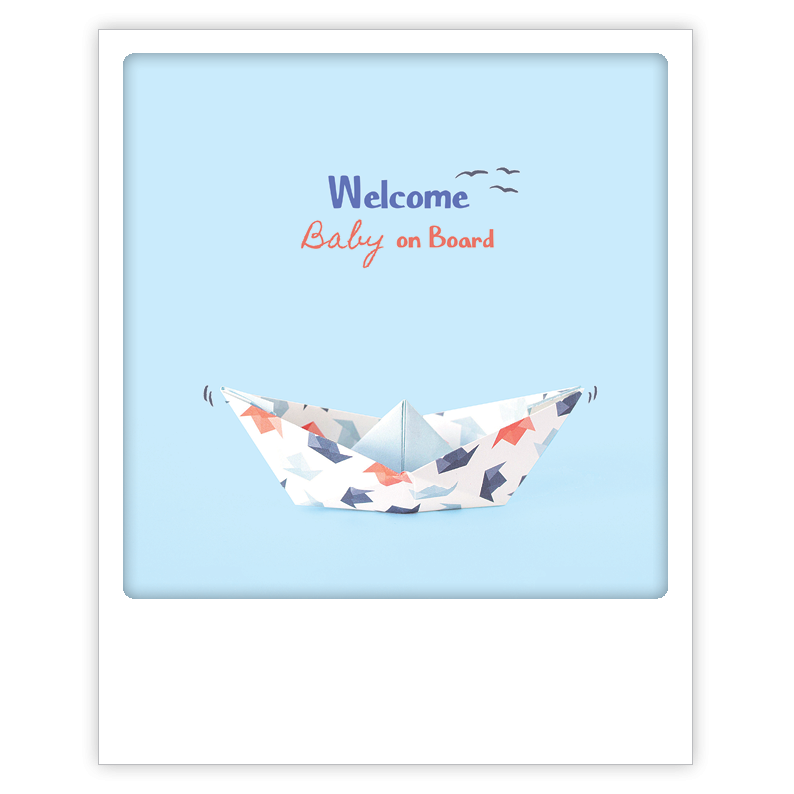 welcome baby on board