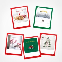 Bundle 2 Klappkarten Weihnachten - 5 Karten