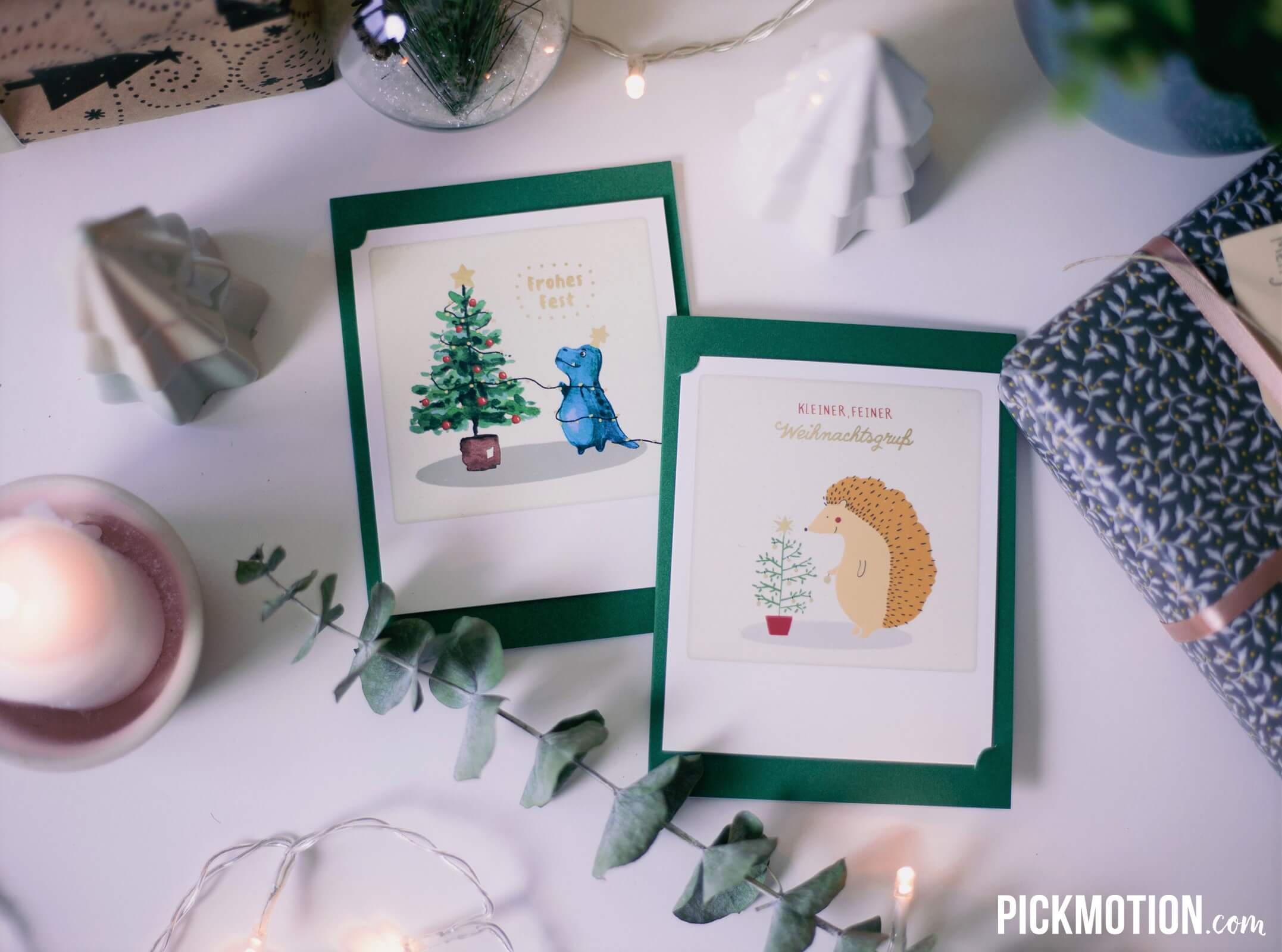Pickmotion-Weihnachtskarten-gruen