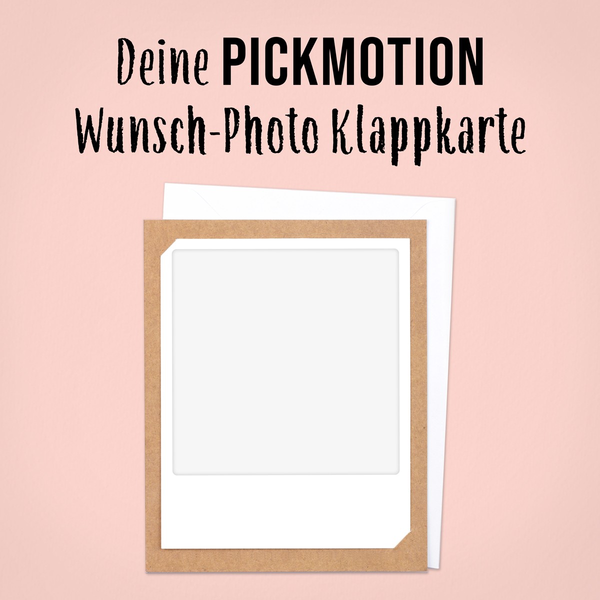 Pickmotion Wunsch-Klappkarte