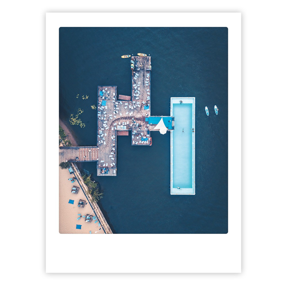 pool party from above