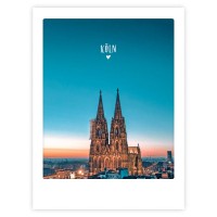 blue hour in cologne
