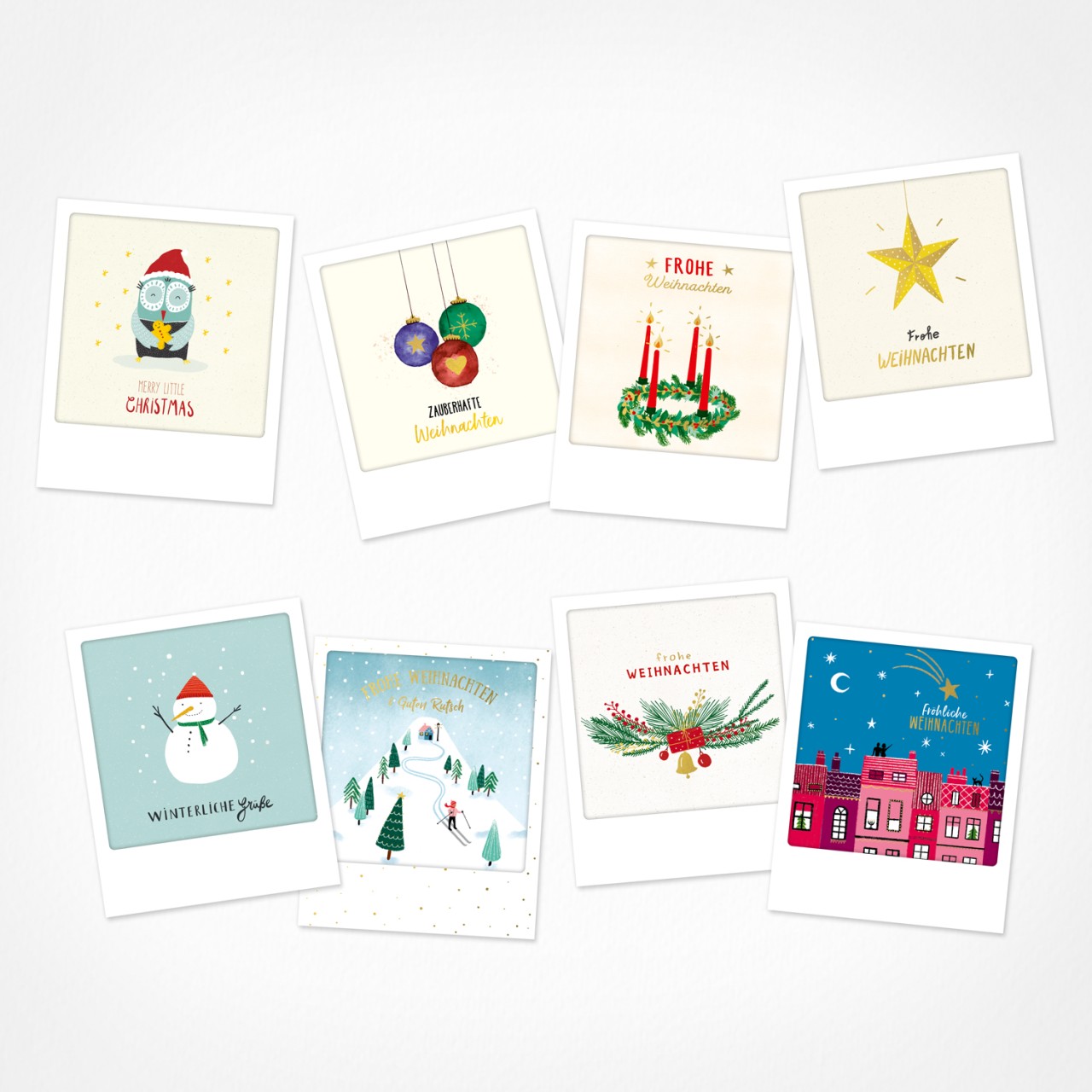 Lichterglanz | Weihnachtskarten | 8 Postkarten