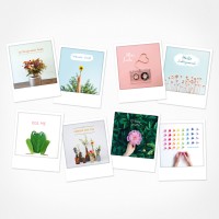 Liebe Grüße | Postkarten Set | 8 Photo Postkarten