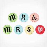 Mr. & Mrs. | Magnet Set | 7 Magnete S